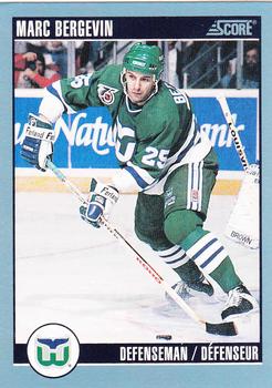 1992-93 Score Canadian #404 Marc Bergevin Front