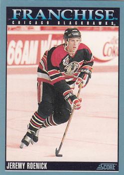 1992-93 Score Canadian #422 Jeremy Roenick Front