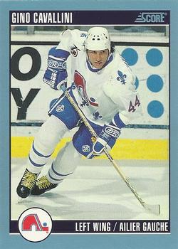 1992-93 Score Canadian #42 Gino Cavallini Front