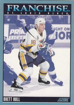 1992-93 Score Canadian #435 Brett Hull Front