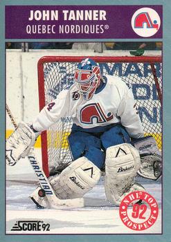 1992-93 Score Canadian #452 John Tanner Front