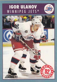 1992-93 Score Canadian #467 Igor Ulanov Front