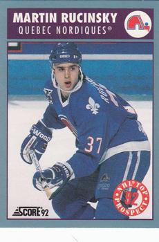 1992-93 Score Canadian #474 Martin Rucinsky Front