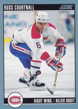 1992-93 Score Canadian #4 Russ Courtnall Front