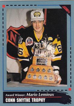 1992-93 Score Canadian #519 Mario Lemieux Front