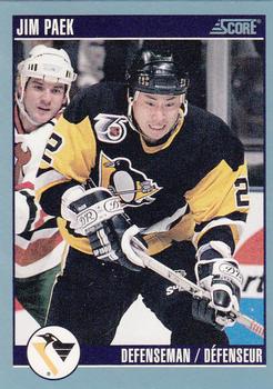 1992-93 Score Canadian #537 Jim Paek Front