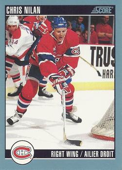 1992-93 Score Canadian #76 Chris Nilan Front