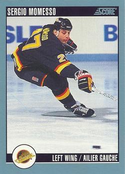 1992-93 Score Canadian #79 Sergio Momesso Front