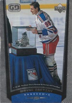 1998-99 PowerPlay Magazine Promos #NYR1 Wayne Gretzky Front