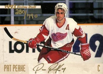 1993 Classic '93 Hockey Draft - Autographs #NNO Pat Peake Front