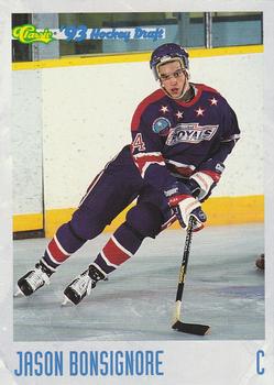 1993 Classic '93 Hockey Draft - Crash Numbered #N4 Jason Bonsignore Front