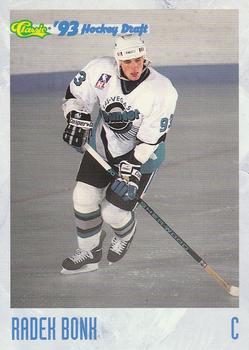 1993 Classic '93 Hockey Draft - Crash Numbered #N10 Radek Bonk Front