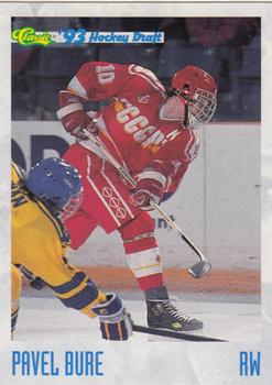 1993 Classic '93 Hockey Draft - Promos #PR3 Pavel Bure Front