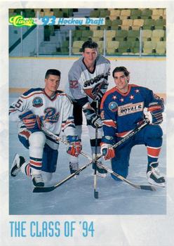 1993 Classic '93 Hockey Draft - Promos #PR2 Jeff O'Neill / Jason Bonsignore / Jeff Friesen Front