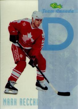 1993 Classic '93 Hockey Draft - Team Canada #TC5 Mark Recchi Front