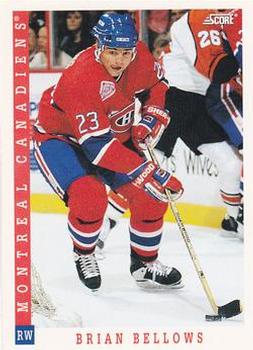 1993-94 Score Canadian #4 Brian Bellows Front