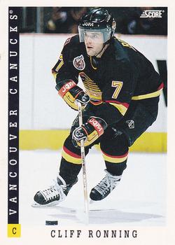 1993-94 Score Canadian #17 Cliff Ronning Front