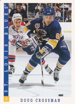 1993-94 Score Canadian #25 Doug Crossman Front