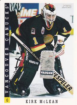 1993-94 Score Canadian #47 Kirk McLean Front
