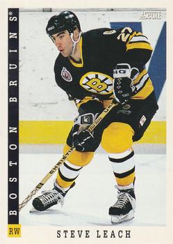 1993-94 Score Canadian #88 Steve Leach Front