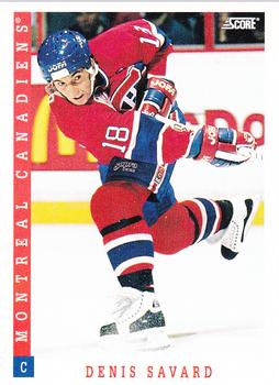 1993-94 Score Canadian #105 Denis Savard Front