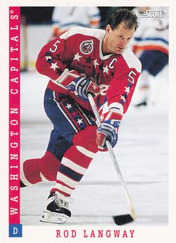 1993-94 Score Canadian #145 Rod Langway Front