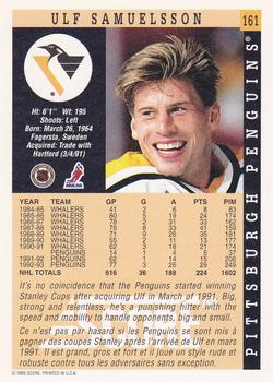 1993-94 Score Canadian #161 Ulf Samuelsson Back