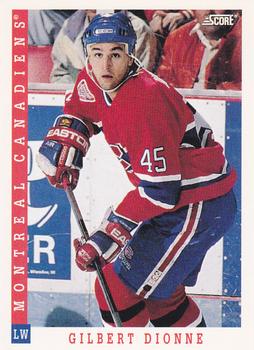 1993-94 Score Canadian #178 Gilbert Dionne Front