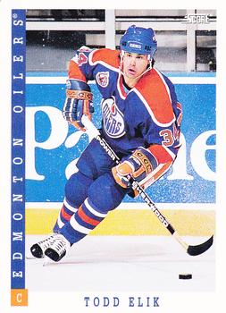 1993-94 Score Canadian #185 Todd Elik Front