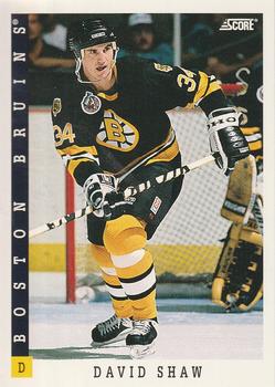 1993-94 Score Canadian #205 David Shaw Front