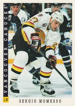 1993-94 Score Canadian #255 Sergio Momesso Front