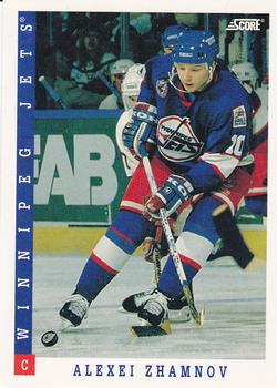 1993-94 Score Canadian #256 Alexei Zhamnov Front