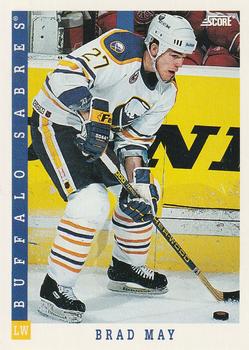 1993-94 Score Canadian #269 Brad May Front