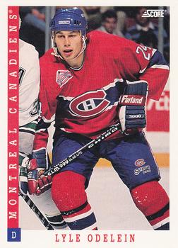 1993-94 Score Canadian #283 Lyle Odelein Front