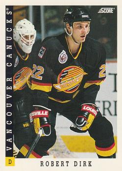 1993-94 Score Canadian #288 Robert Dirk Front