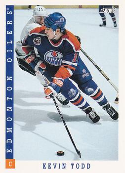 1993-94 Score Canadian #338 Kevin Todd Front