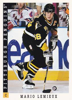 1993-94 Score Canadian #350 Mario Lemieux Front