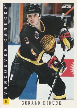 1993-94 Score Canadian #356 Gerald Diduck Front