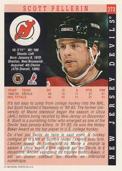 1993-94 Score Canadian #373 Scott Pellerin Back