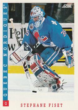 1993-94 Score Canadian #379 Stephane Fiset Front