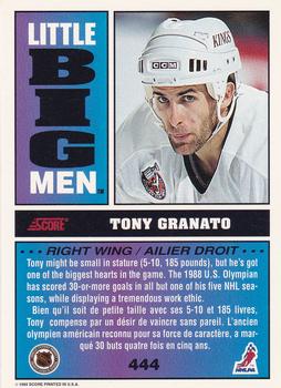 1993-94 Score Canadian #444 Tony Granato Back