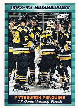 1993-94 Score Canadian #452 Pittsburgh Penguins Front