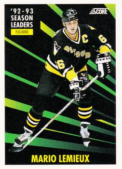 1993-94 Score Canadian #480 Mario Lemieux Front