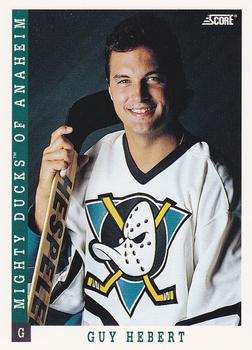 1993-94 Score Canadian #489 Guy Hebert Front