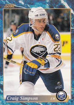 1993-94 Score Canadian #557 Craig Simpson Front