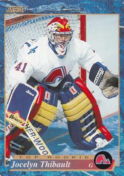 1993-94 Score Canadian #593 Jocelyn Thibault Front