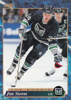 1993-94 Score Canadian #610 Jim Storm Front