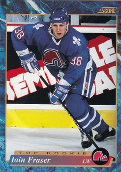 1993-94 Score Canadian #625 Iain Fraser Front