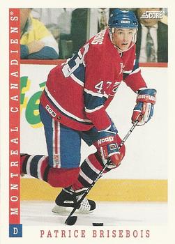 1993-94 Score Canadian #163 Patrice Brisebois Front