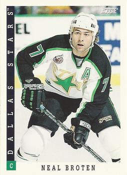 1993-94 Score Canadian #166 Neal Broten Front
